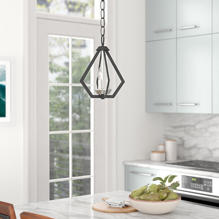 Mercury Row® Crown Heights 2 Light Lantern Geometric Pendant